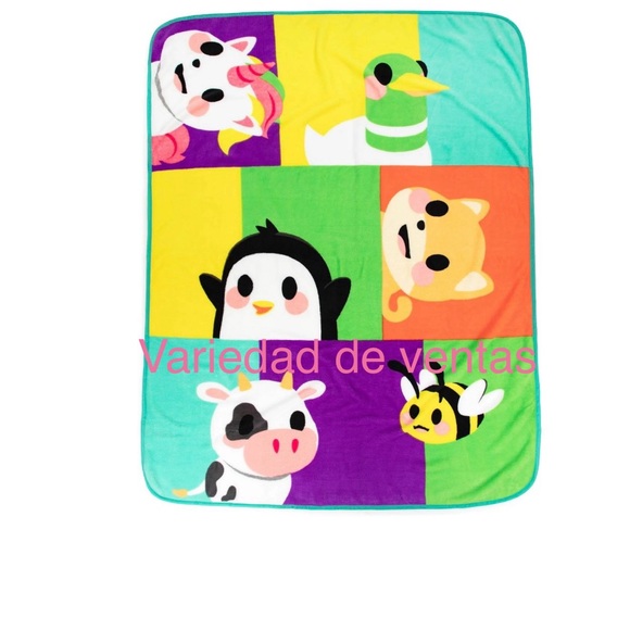 Adopt Me Kids Throw, 46 x 60, Microfiber, Multi-Color, Uplift - Picture 2 of 3